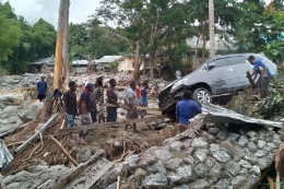 Banjir Bandang Sentani 16 Maret 2019 (Sumber: regional.kompas.com)