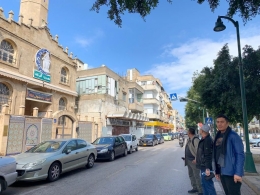 di tepi jalan kota Jaffa, yang lengang | Dokpri