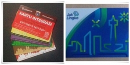 Kartu integrasi (kiri) dan kartu Jak Lingko (kanan)/Dokpri
