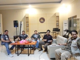 Diskusi KPU terkait Publikasi Informasi Pemilu dihadiri beberapa Jurnalis (21/03/2019).