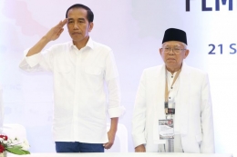 Jokowi - Ma'ruf Sumber: kompas.com