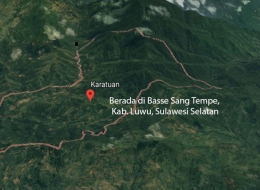 Toponim Karatuan di wilayah Basse Sang Tempe, Kabupaten Luwu, Sulawesi Selatan. (Dokpri)