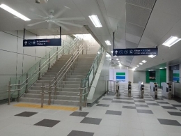 Area Bagain Bawah Stasiun Lebak Bulus