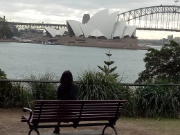 Menikmati Pemandangan Opera House Sydney dari Circular Quay (dok pribadi)