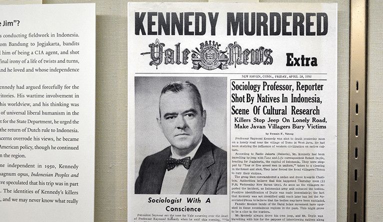 Berita pembunuhan Raymond Kennedy -Foto: Yale News.