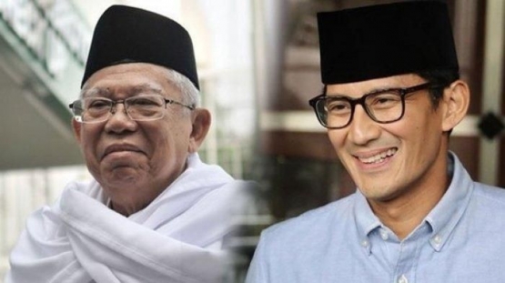 Maruf Amin dan Sandiaga Uno. (http://jogja.tribunnews.com)