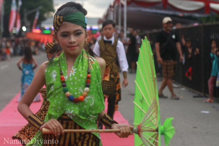 Di ramaikan model anak-anak (dokpri)