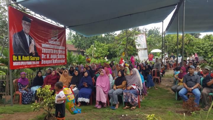 Acara Dialog sekaligus Kampanye Andi Surya di Lampung (Source: Saibumi.com)
