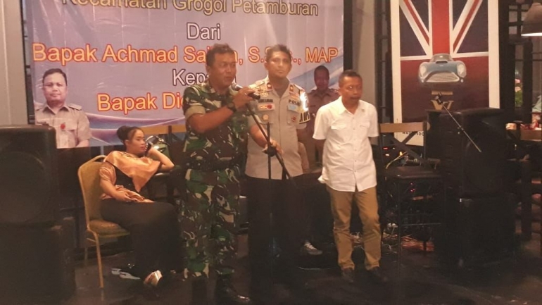 Sambutan Danramil 03/GP Kapten Inf. Jefriansen Sipayung, SE