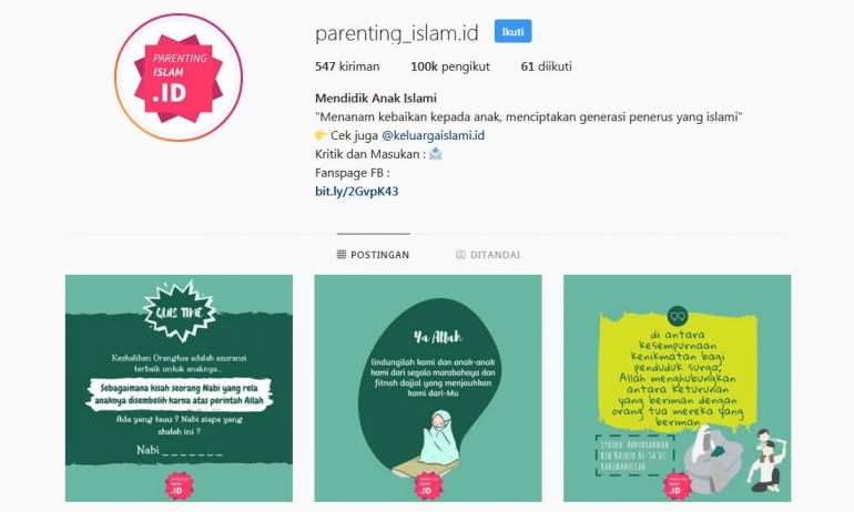 Kumpulan kutipan para tokoh | instagram.com/parenting_islam.id