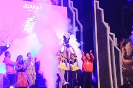 Tim Onic E-Sports berhasil keluar sebagai juara Piala Presiden E-Sports 2019 usai mengalahkan Louvre Juggernaut dengan skor telak 3-0 di Istora Senayan, Jakarta, Minggu (31/3/2019) | kompasiana.com/Nugroho Dwiyanto