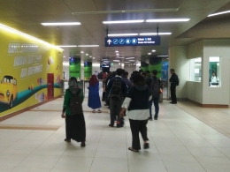 Suasana di Stasiun MRT Dukuh Atas (foto by widikurniawan)