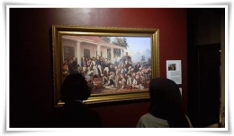 Lukisan penangkapan Diponegoro karya Raden Saleh (Dokpri)