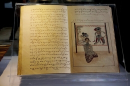 Naskah dalam Pameran Manuskrip di Museum Sonobudoyo Yogyakarta (dok.pri)