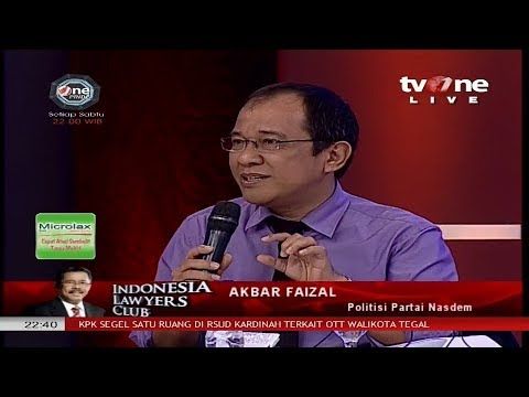 Akbar Faizal Politisi Partai Nasdem | dok. ILC