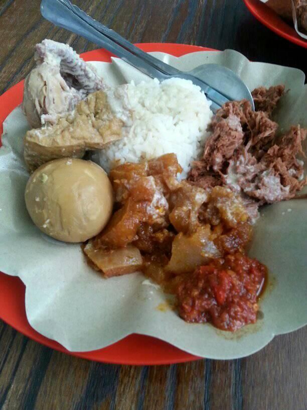 Nasi Gudeg Komplit (dokpri)