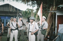 Reenactor Ngalam dalam Jelajah Kampung (dokpri)