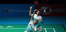 Fajar/Rian pada pertandingan| badmintonindonesia.org