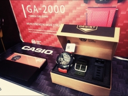 Deskripsi : Strap / Tali jam tangan G-Shock X Carbon 'GA-2000' I Sumber Foto : dokpri