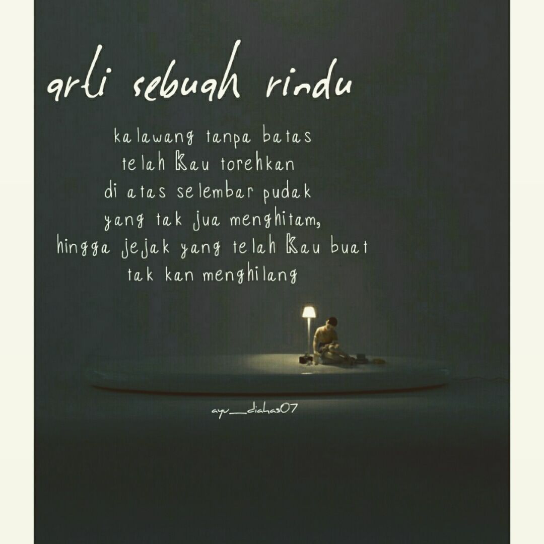 Arti Sebuah Rindu