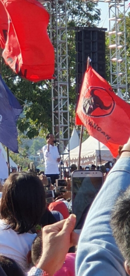 Bpk Jokowi memberikan Speech - dokpri