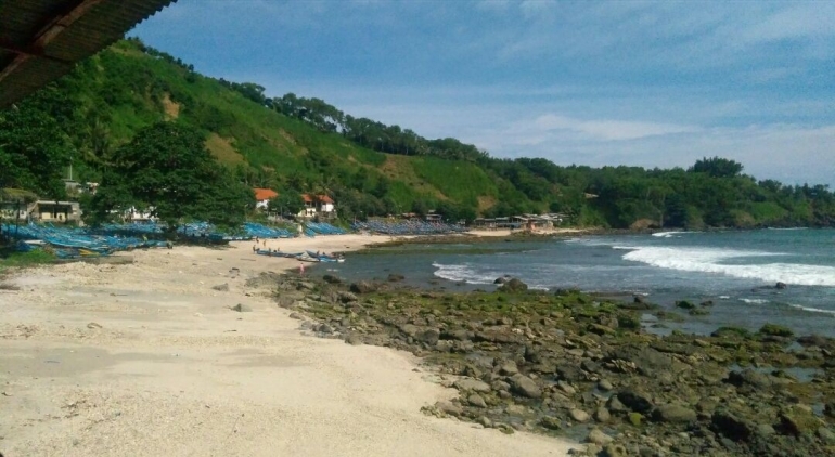 Pasir Putih Pantai Menganti, Kebumen, Jawa tengah/dokpri