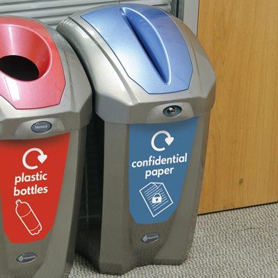 Dengan prinsip affordance, bentuk recycling paper dustbin ini lebih impactful daripada sekedar warna dan tulisan saja.