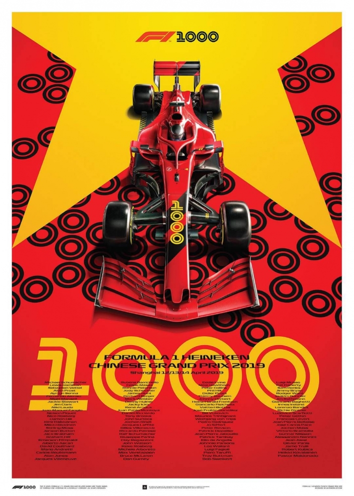 Official Poster F1 1000 Races