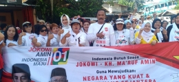 Caleg DPRD DKI Partai Golkar dan Ketua Depicab Soksi Jakarta Selatan, menggusung massa ke GBK dilanjutkan dengan nonton Debat Capres Final bersama