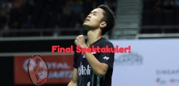Anthony S Ginting | Twitter @INAbadminton