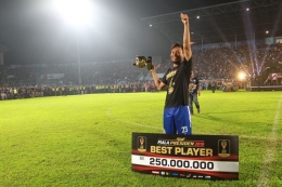 Hamka Hamzah best player Piala Presiden 2019 | dokpri