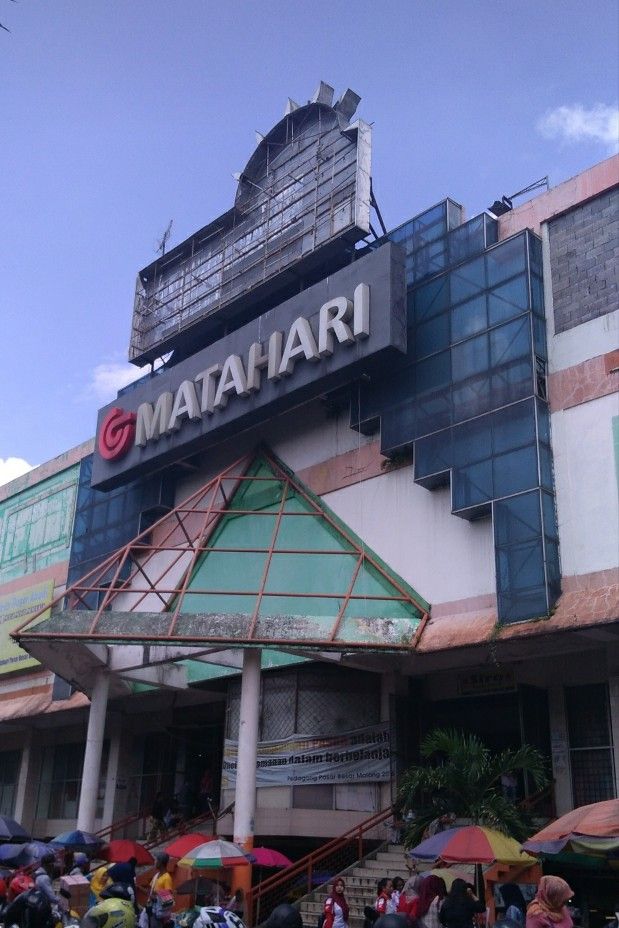 Pasar Besar Kota Malang tampak depan (Dokpri)