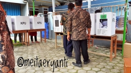 Suasana di sebuah TPS di Kabupaten Bekasi (dokumentasi pribadi)