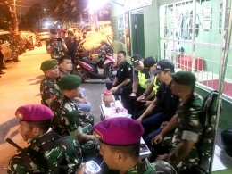 Pasuka BKO dari Marinir Cilandak dan Polda Metro Jaya