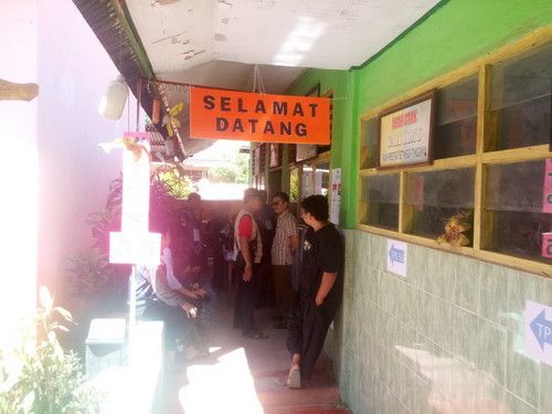 Menunggu di TPS 55/dokpri