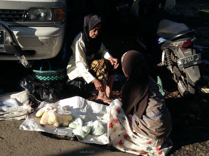 Berdagang sekedarnya. Dokpri