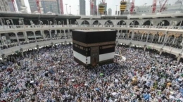Ka'bah titik kiblat Umat Islam di seluruh dunia, tempat suci (foto : BangkaPos)