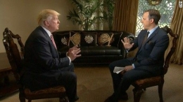Betapa sulitnya mewawancarai Donald Trump. Sumber: CNN