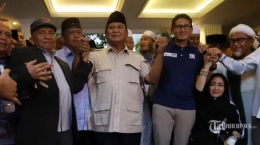Prabowo-Sandi paslon capres 02 | tribunnews.com