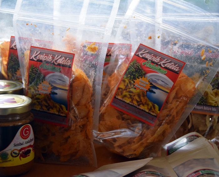 Keripik ketela Andaliman. (Foto GANENDRA)