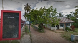 Plang Nama Ketika Memasuki Kampung Tanjung Binga (dokpri)
