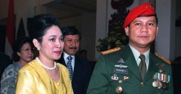 Siti Hedati Hariyadi (Titiek Soeharto) dan Prabowo Subianto/Brilio.net