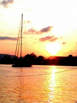 Kapal Layar/Yacht di Teluk Sabang