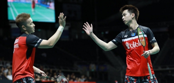Marcus Gideon/Kevin Sanjaya/Foto: Twitter Badminton Ina