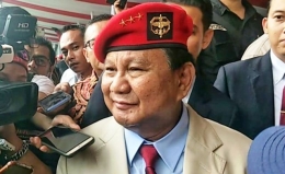Prabowo Hadiri HUT 67 Kopassus (Kompas.com)