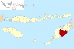 Gambar 1. Peta letak Kabupaten Timor Tengah Selatan