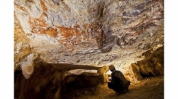 Temuan lukisan gua di Kalimantan Timur (Arkenas/Pindi Setiawan)-ccn indonesia