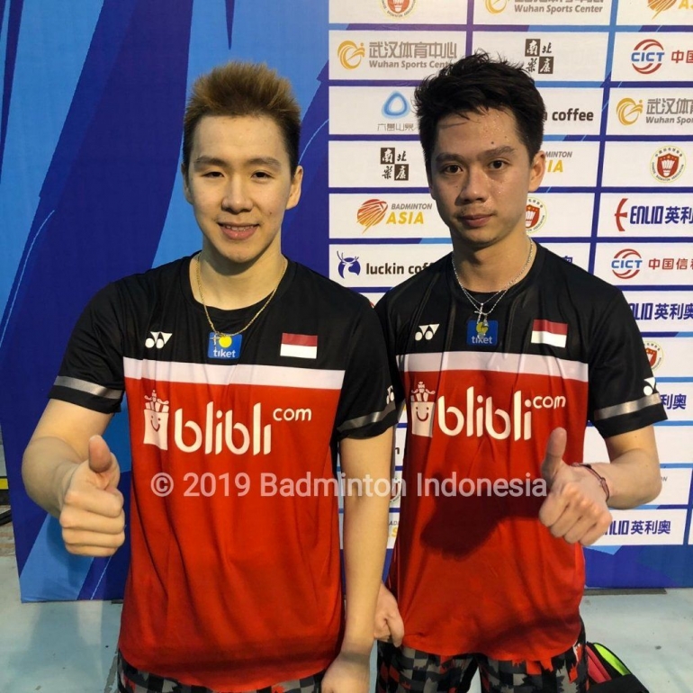 Marcus/Kevin| twitter @INABadminton