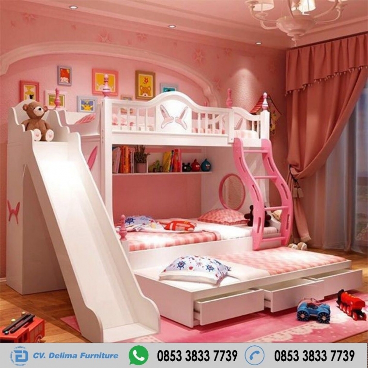 Tempat Tidur Tingkat Minimalis Ranjang Susun Anak 3 Bed Tempat Tidur Tingkat Minimalis Ranjang Susun Anak 3 Bed