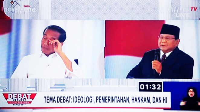 Jokowi dan Prabowo. Sumber Kompas TV
